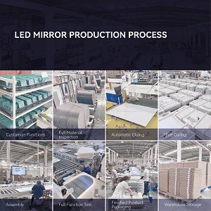 当社の LED ミラーの製造方法 – 簡単なプロセスの概要